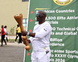 (SP)GHANA-ACCRA-13TH AFRICAN GAMES-TORCH-UNVEILING