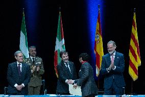 King Felipe At New Promotion Of Judges Presentation - Barcelona