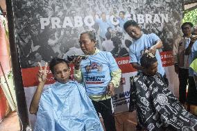 Prabowo Subianto Supporters Celebrate Victory