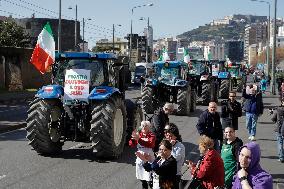 Farmers Protest In Naples