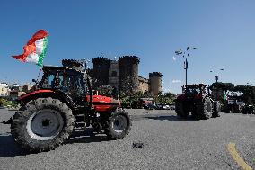 Farmers Protest In Naples