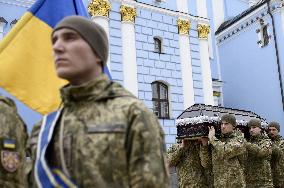 Memorial service of combat medic Diana Wagner in Kyiv