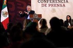 Mexico’s President Lopez Obrador Press Conference