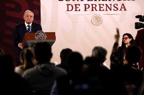 Mexico’s President Lopez Obrador Press Conference