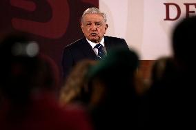 Mexico’s President Lopez Obrador Press Conference