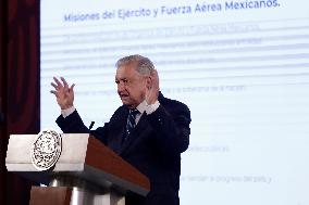 Mexico’s President Lopez Obrador Press Conference