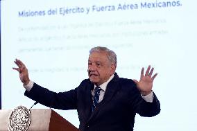 Mexico’s President Lopez Obrador Press Conference