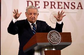 Mexico’s President Lopez Obrador Press Conference