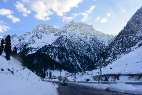 Sunny Winter Day In Kashmir