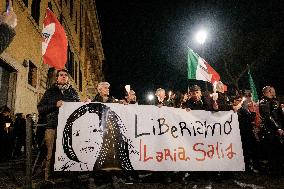 Demonstration In Favor Of The Release Of Ilaria Salis