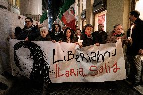 Demonstration In Favor Of The Release Of Ilaria Salis