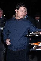Mark Wahlberg Bears His Ash Wednesday Marking - NYC