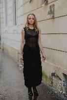 PFW - Street Style At Georges Hobeika