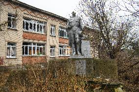 Destruction In The Bohorodychne Village, Donetsk Region, Ukraine