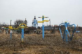 Destruction In The Bohorodychne Village, Donetsk Region, Ukraine