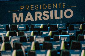 Marco Marsilio's Electoral Campaign For The Regional Elections In Abruzzo