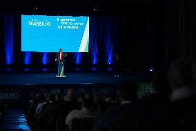 Marco Marsilio's Electoral Campaign For The Regional Elections In Abruzzo