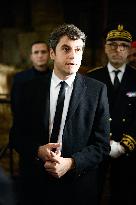 PM Attal Visits A Cattle Farm - Janvilliers