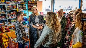 Queen Maxima Visits De JoJo Meeting Workshop - Netherlands