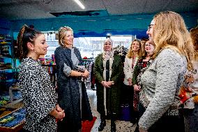 Queen Maxima Visits De JoJo Meeting Workshop - Netherlands