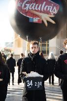 Protest Against Genetically Manipulated Chickens - Paris