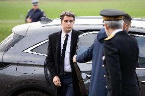 PM Attal Visits A Cattle Farm - Janvilliers