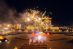 Fireworks Display in Jiuquan