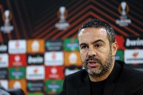 SC Braga press conference