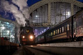 Romantic train trip in Lviv on Valentines Day