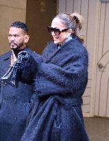 Jennifer Lopez out in New York