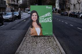 Billboards In Lisbon For Electoral Campaign