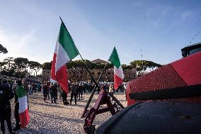 Farmers Protest At The Circus Maximus (Circo Massimo) In Rome