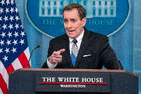 National Security Council John Kirby speaks at the White House