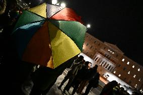 GREECE-ATHENS-PARLIAMENT-SAME-SEX MARRIAGE-BILL-APPROVAL