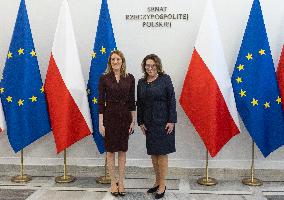 Roberta Metsola Visits Poland