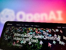 Illustration OpenAI Releases Video Generation Model Sora