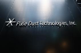 Pixie Dust Technologies signage and logo