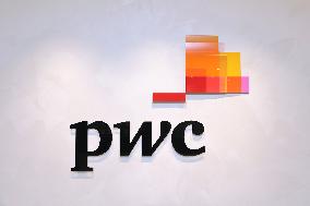 Signage and logo for PwC Consulting LLC
