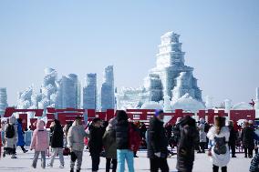 CHINA-HEILONGJIANG-HARBIN-ICE AND SNOW WORLD-CLOSING (CN)