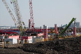 Shanghai East Railway Station Construction