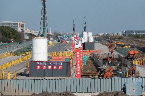 Shanghai East Railway Station Construction