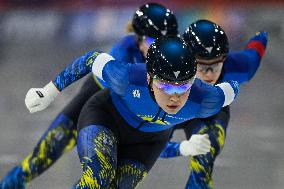 2024 World Single Distances Speed Skating Championships In Calgary - Day 1