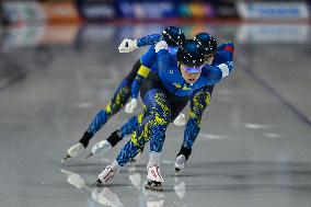 2024 World Single Distances Speed Skating Championships In Calgary - Day 1