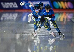 2024 World Single Distances Speed Skating Championships In Calgary - Day 1