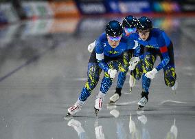 2024 World Single Distances Speed Skating Championships In Calgary - Day 1