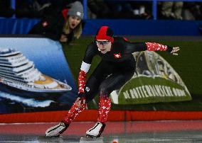 2024 World Single Distances Speed Skating Championships In Calgary - Day 1