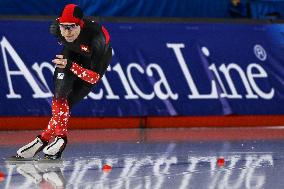 2024 World Single Distances Speed Skating Championships In Calgary - Day 1