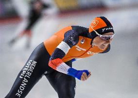 2024 World Single Distances Speed Skating Championships In Calgary - Day 1