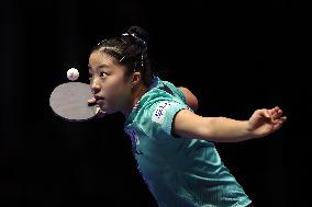 (SP)SOUTH KOREA-BUSAN-TABLE TENNIS-TEAM CHAMPIONSHIPS FINALS-WOMEN'S TEAMS-GROUP STAGE