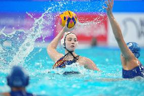 (SP)QATAR-DOHA-WATER POLO-WORLD AQUATICS CHAMPIONSHIPS- WOMEN-ESP VS GRE